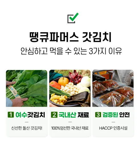 21세기푸드 여수 갓김치, 1kg, 1박스 상세 이미지 5