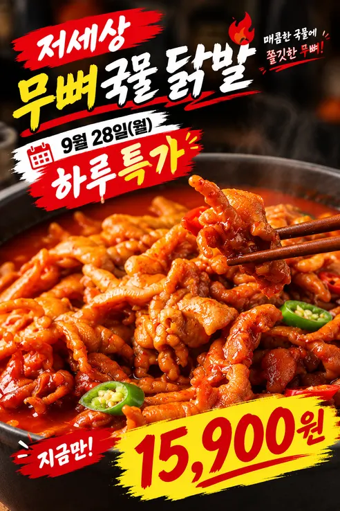 저세상 무뼈 국물닭발, 720g, 2개 상세 이미지 1