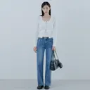 GUESS 여성 저온스 세미 와이드 MBL OQ2DE115, 24, 1개