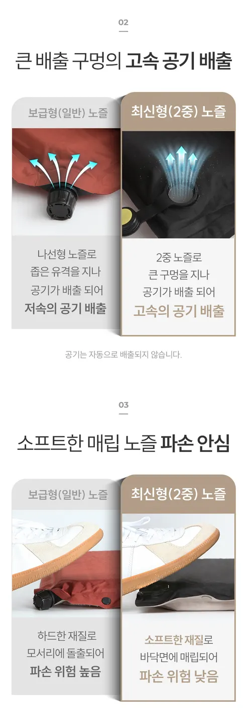 디센느 아웃도어 자충 에어매트, 차콜 그레이, 싱글, 1개 상세 이미지 10