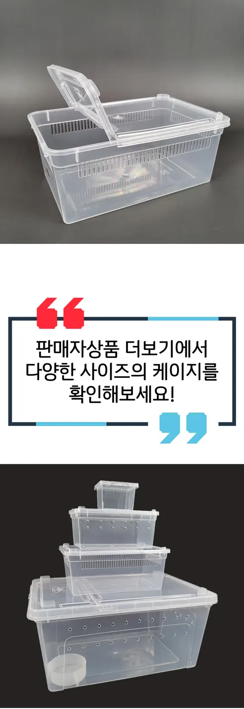 하루이오 파충류 크레스티드 게코 도마뱀 사육장 H9, 중형 상세 이미지 8