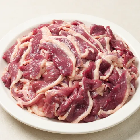 땡큐파머스 생오리 슬라이스, 500g, 1팩 상세 이미지 3
