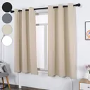 룩즈굿 딥 쉐이드 암막커튼, 블랙, 167 X 244cm