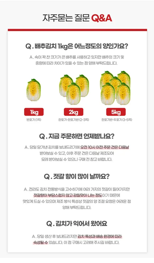 이씨네 전라도 겉절이, 3kg, 1개 상세 이미지 12
