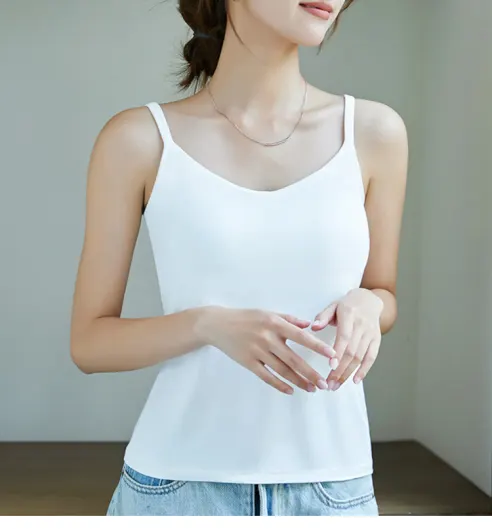 소프트 모달 노와이어 브라탑 나시, 화이트, M, 1개 상세 이미지 22