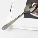 스텐 일체형 포크숟가락, 1개
