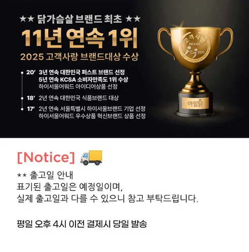 아임닭 맛있는 닭가슴살 볶음밥, 5종, 200g, 20개 상세 이미지 1