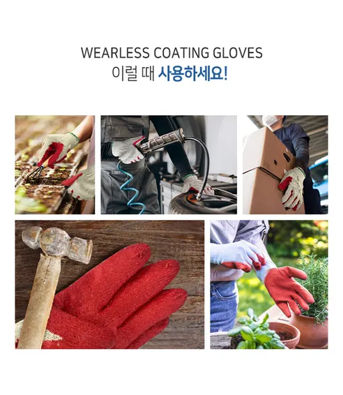프로덕트랩 웨어리스 반코팅장갑, 화이트, 100쌍 상세 이미지 3