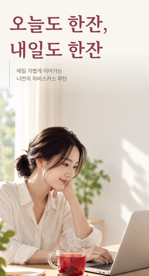 허브나래 히비스커스차티백, 1g, 50개 상세 이미지 12