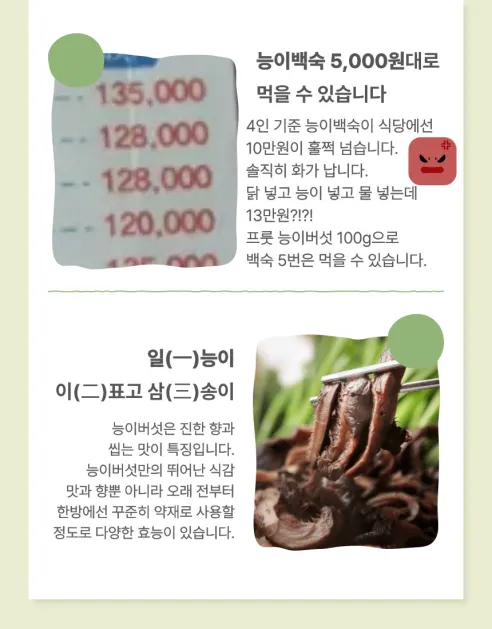 프룻프룻 건조 능이버섯, 100g, 1개 상세 이미지 5