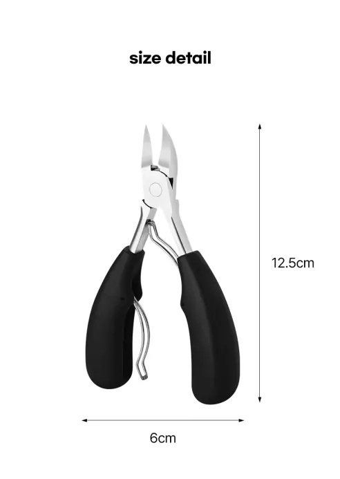 뾰족 매부리 손톱/발톱깎이, 블랙, 2개 상세 이미지 10