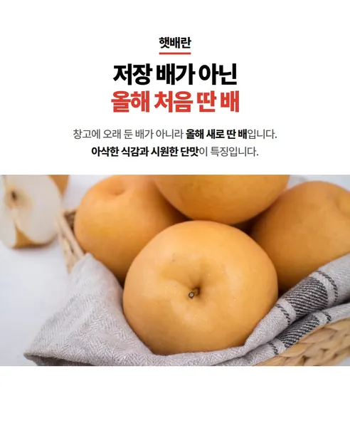 햇배, 5kg, 1박스 상세 이미지 5