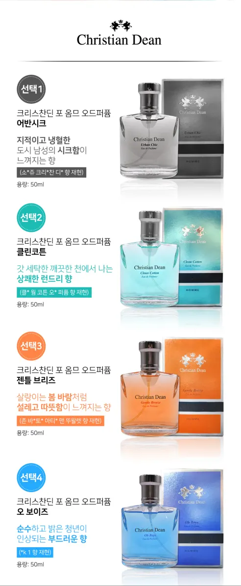 크리스찬딘 포 옴므 오드퍼퓸, 어반시크, 50ml, 1개 상세 이미지 2