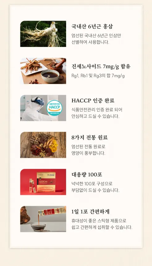 웰니스바이오 홍삼진액365, 10g, 100포, 1박스 상세 이미지 7