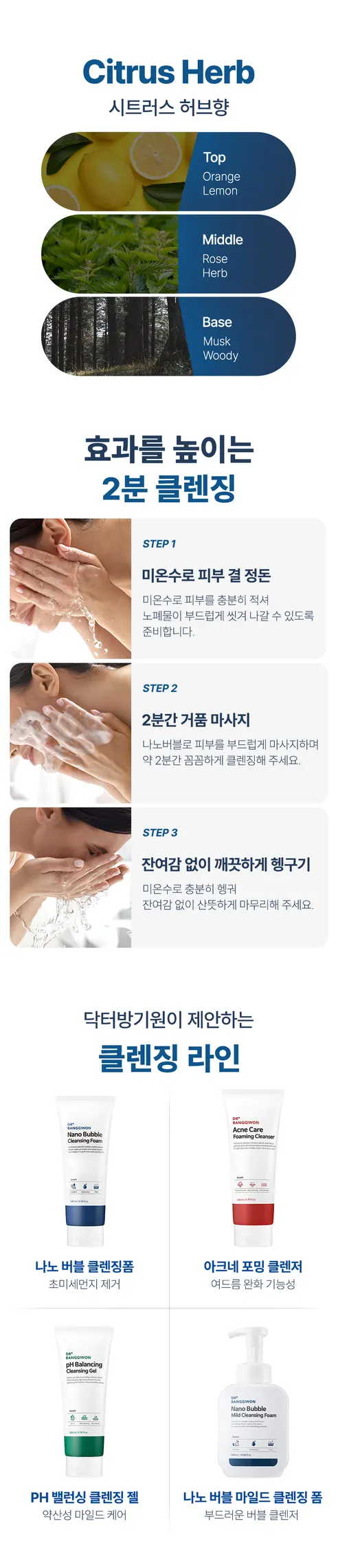 닥터방기원 나노버블 클렌징폼, 200ml, 2개, 1박스 상세 이미지 12