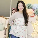 나와니스 사계절사용 일자형 전통포대기, 아이보리톤, 5부 숏타입, 1개
