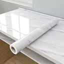 유광 대리석 방문 주방 타일 가구 싱크대 현관문 시트지, 60cm x 3m