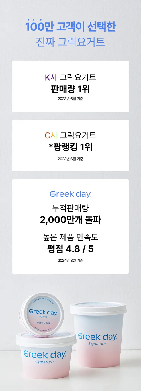 그릭데이 그릭요거트 시그니처, 100g, 5개 상세 이미지 5