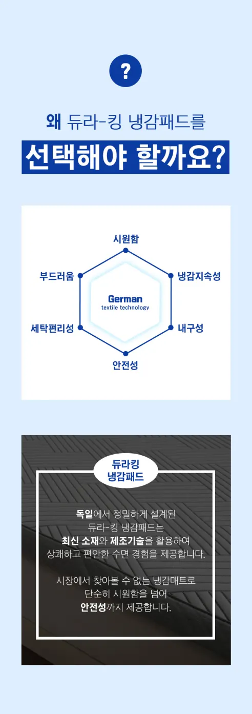 듀라킹 냉감패드, 슈퍼킹, 180x200cm, 1개 상세 이미지 8