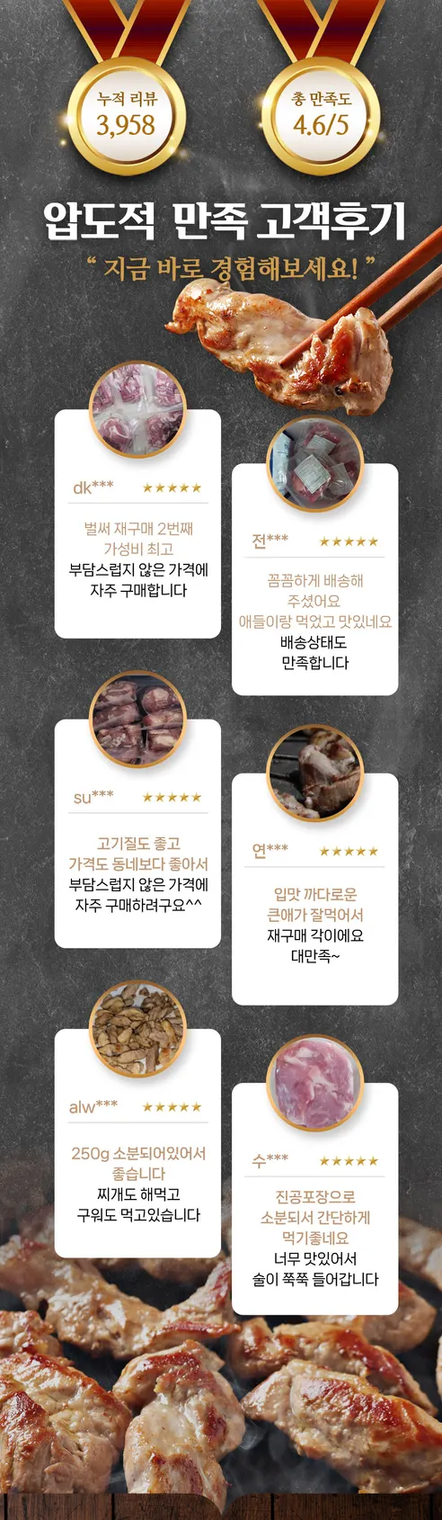 맛집대령 한돈 뒷고기모듬, 300g, 10개 상세 이미지 2