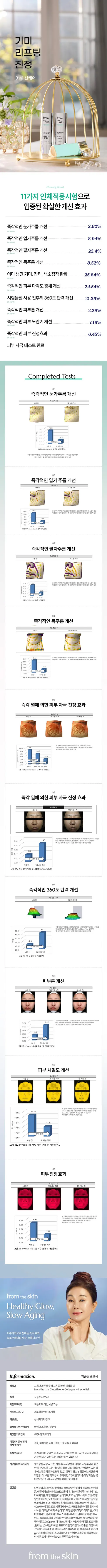 프롬더스킨 글루타치온 콜라겐 미라클밤, 17g, 4개 상세 이미지 4
