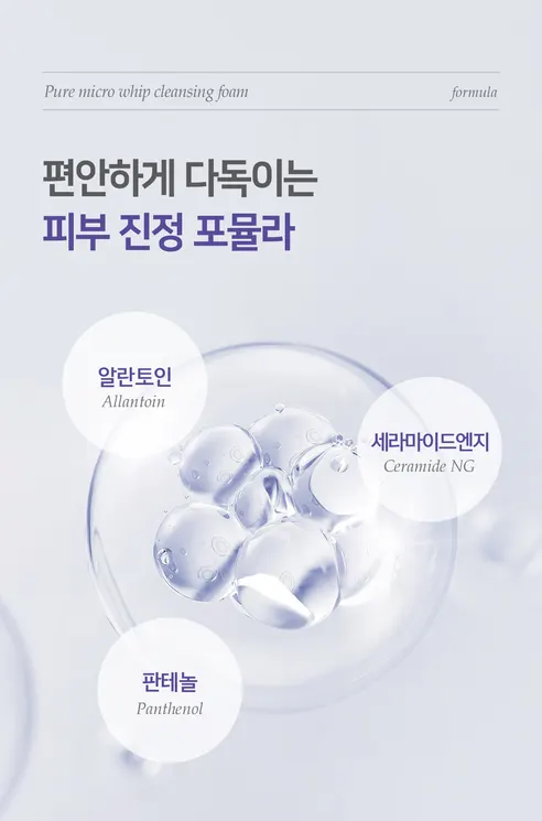 살림백서 퓨어 마이크로 휩 클렌징폼, 230ml, 4개 상세 이미지 9