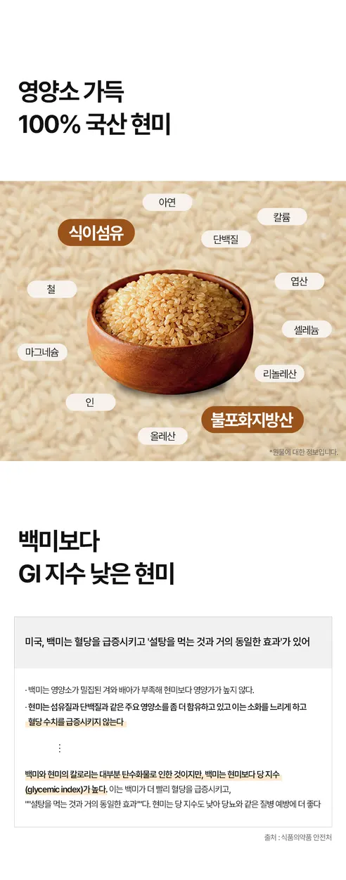 쥬비스푸드 더 건강한 현미한끼 4종, 180g, 4개입, 1세트 상세 이미지 5