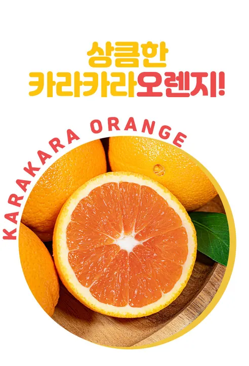 카라카라 오렌지, 중대과, 14~17과 내외, 3.5kg, 1박스 상세 이미지 9