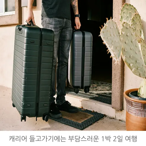 캐리어 결합 보스턴백, 블랙, 1개 상세 이미지 3