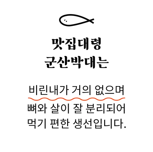 맛집대령 군산 반건조 박대, 33-35cm, 10마리 상세 이미지 24