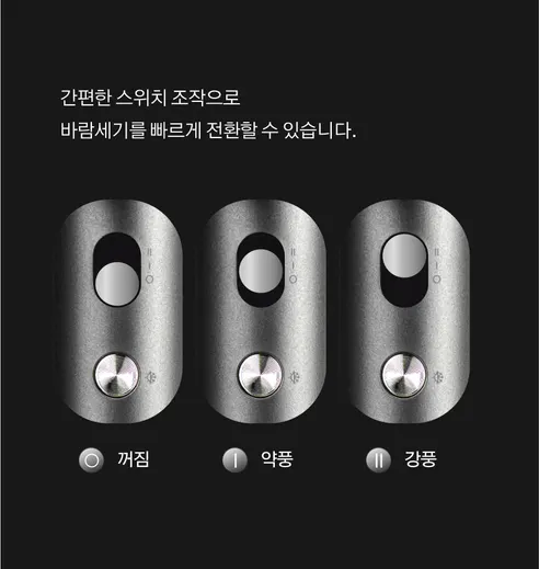 휴스톰 헤어 드라이기, BLDC-2NG, 항공모터, 음이온, 거치대, 그레이, 1개 상세 이미지 9