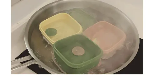 실리콘 이유식 정사각형 밥팩, 버터, 300ml, 1개 상세 이미지 14