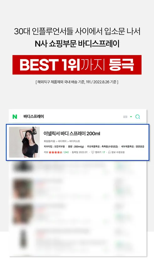 이넬릭서 바디스프레이, 실버우드 200ml 1개 + 다이브투블루 200ml 1개 + 젠틀레인 200ml 1개, 3개 상세 이미지 15