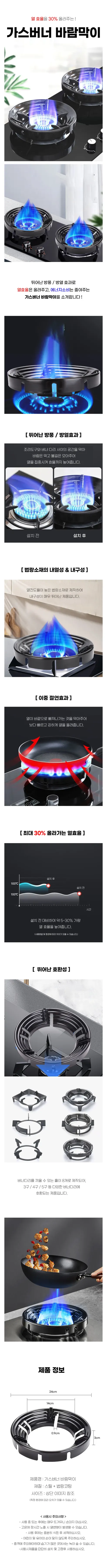 가스버너 바람막이, 3개 상세 이미지 1
