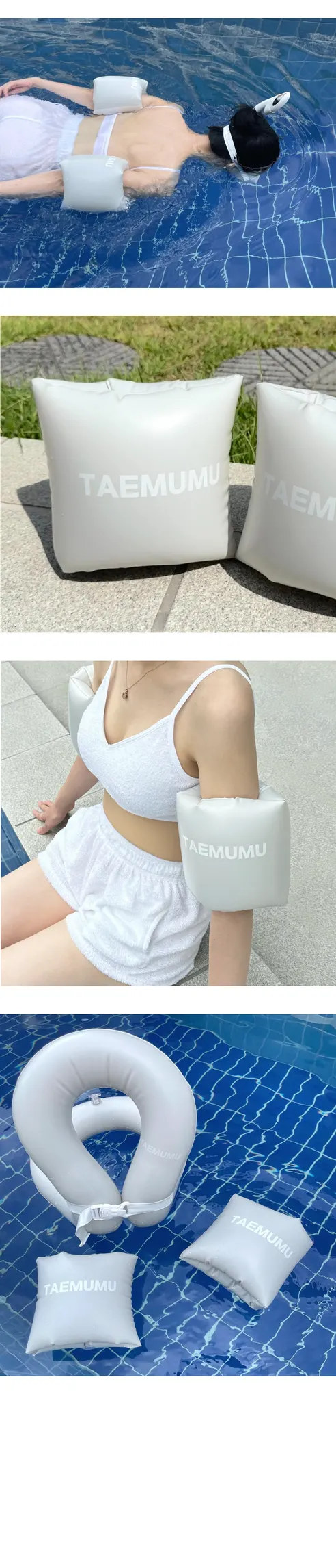 TAEMUMU 물놀이 암튜브, 25~80kg, 포레스트, 1개 상세 이미지 4