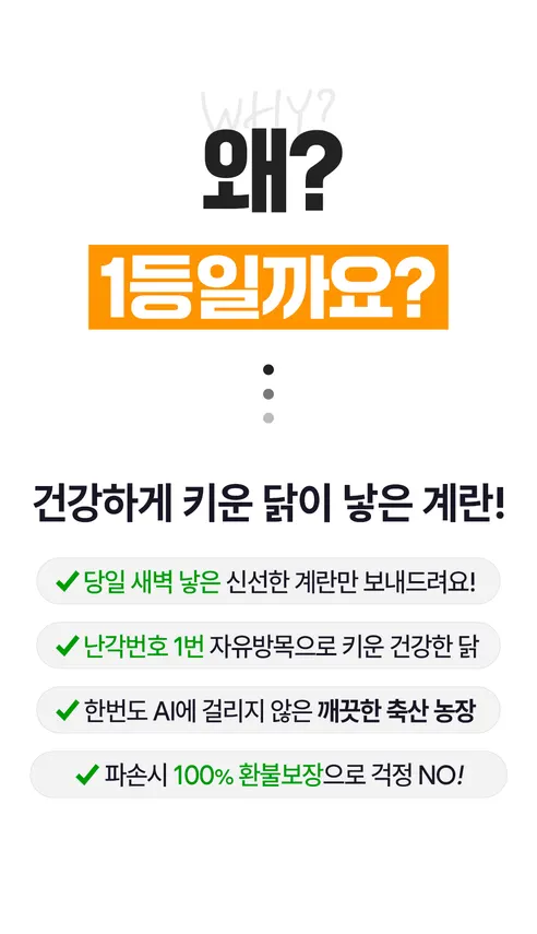 땡큐파머스 무항생제 유정란 난각번호 1번 자연방사, 대란, 20구, 1박스 상세 이미지 9