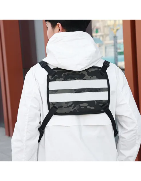 오토바이 배달조끼 지퍼형 라이더 반사 멀티포켓, 블랙, One Size, 1개 상세 이미지 11