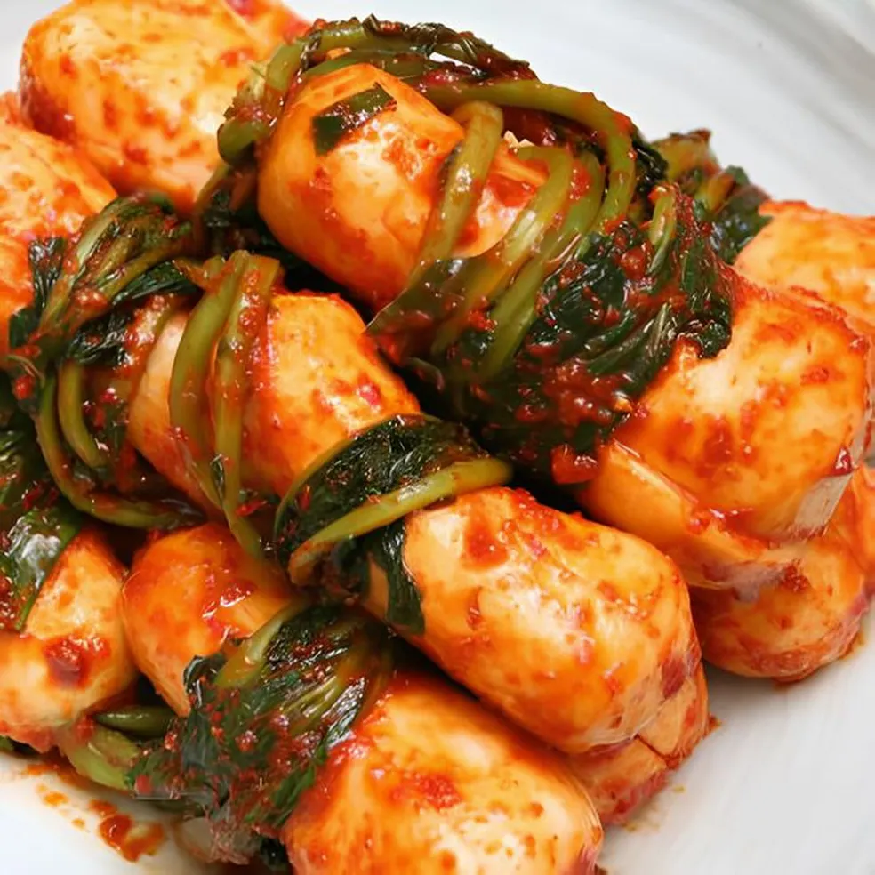 옥돌김치 333 프리미엄 총각김치, 2kg, 1개 상품 이미지