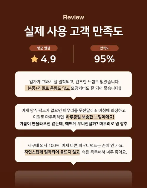 앙쥬 블랙 노세범 파우더팩트, 21호 라이트베이지, 본품, 1개 + 리필, 1개 상세 이미지 9