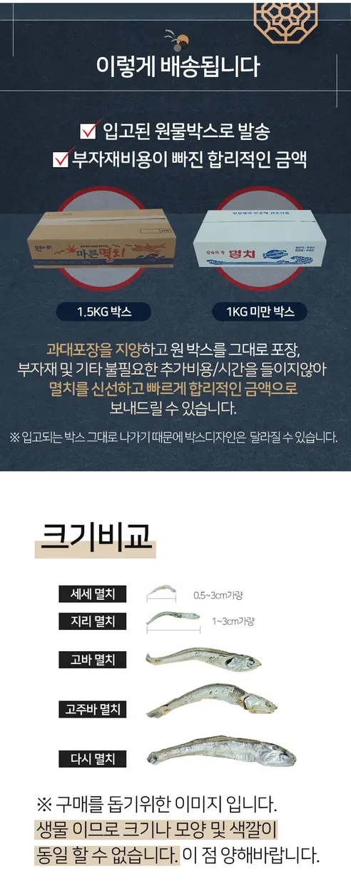 국내산 고바멸치, 1.5kg, 1개 상세 이미지 6