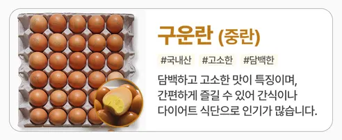 맛꾼 구운란, 중란, 60구, 1개 상세 이미지 5
