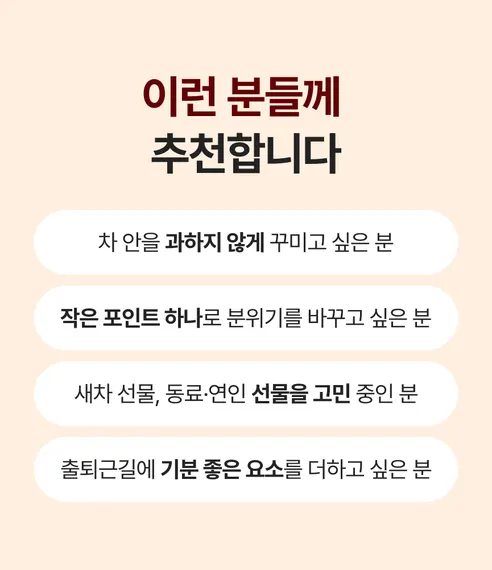 로즈하오 차량용 방향제, 루나와 에릭, 사려니 숲, 1개 상세 이미지 17