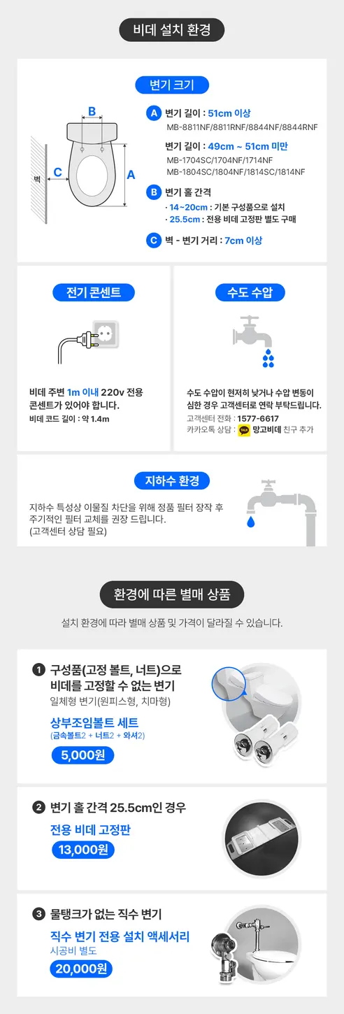 망고 직수 비데, MB-1704SC, 고객직접설치, 1개 상세 이미지 36