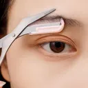 반달 눈썹가위 세트, 핑크, 눈썹가위 1개 + 눈썹칼 1개, 2개, 5세트