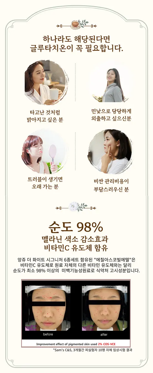 앙쥬 더 화이트 시그니처 8종세트, 쇼핑백 증정, 500ml, 1세트 상세 이미지 8