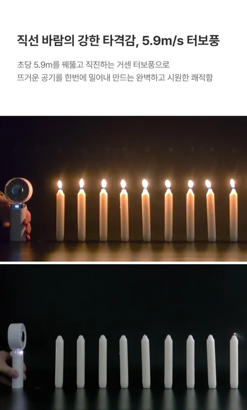 디센느 듀얼 스트랩 냉각 휴대용 선풍기 Fan 5, DSF5, 퓨어 화이트, 1개 상세 이미지 10
