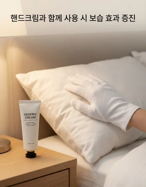 다용도 얇은 민자 면장갑, 흰색, 12세트 상세 이미지 11