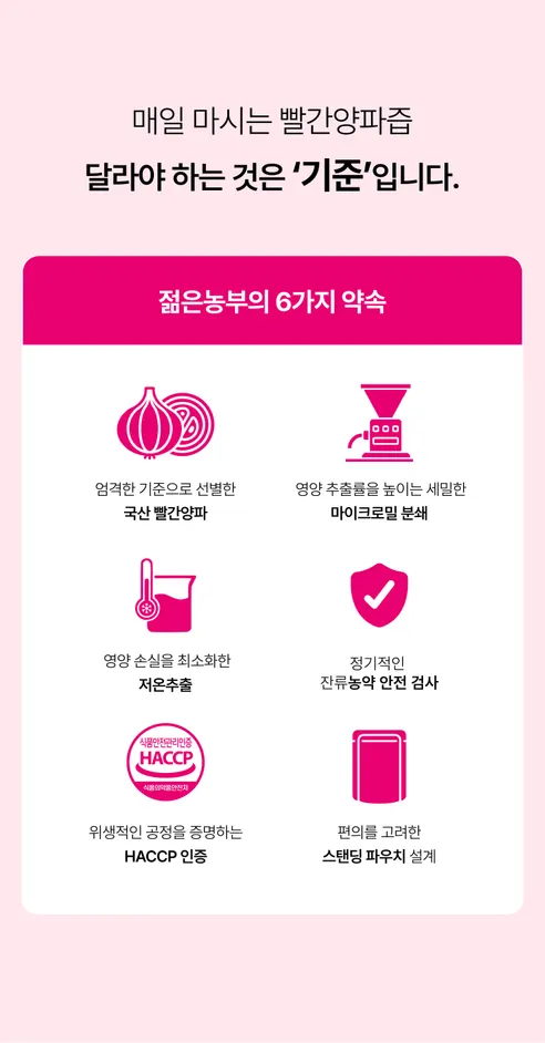 푸릇담 젊은농부 빨간양파즙, 100ml, 30팩 상세 이미지 8