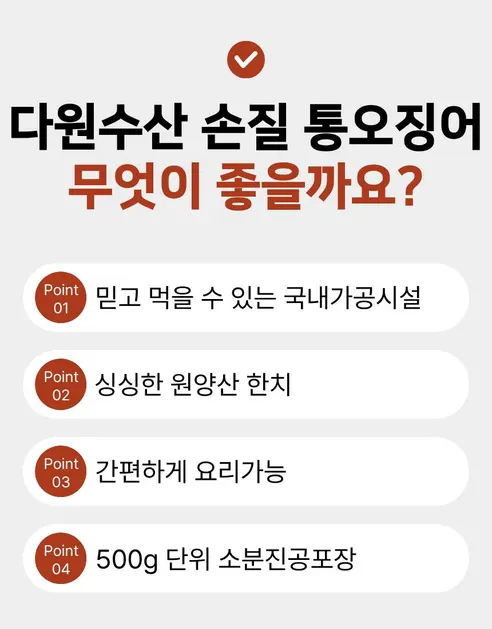 다원 통찜용 자연산 한치, 15-23미, 500g, 2개 상세 이미지 8