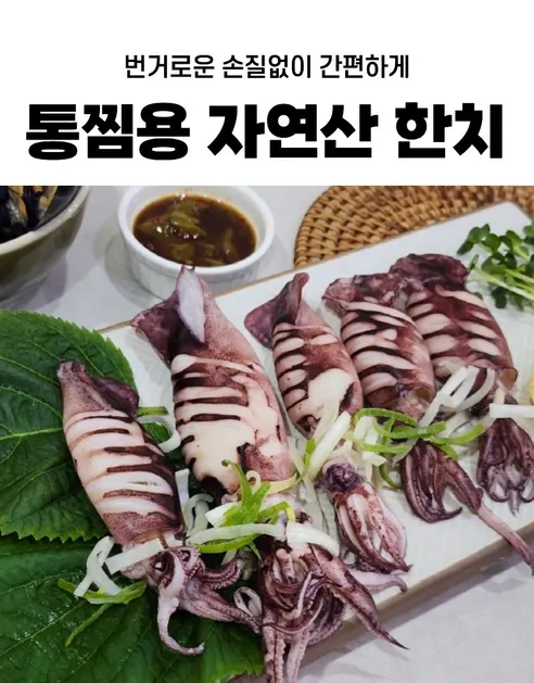 다원 통찜용 자연산 한치, 15-23미, 500g, 2개 상세 이미지 1
